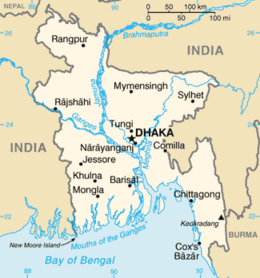 Bangladesh - Mappa
