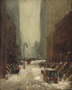 Robert Henri, Snow in New York, 1902, National Gallery of Art, Washington, DC