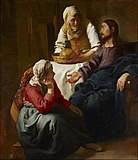 Христос в доме Марфы и Марии. 1655. Холст, масло. Национальная галерея Шотландии, Эдинбург