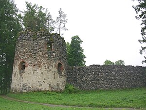 Руины замка Эрмес