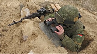 Белорусский военнослужащий в составе Коллективных миротворческих сил ОДКБ в Казахстане