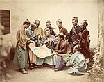 Samuraji z klanu Satsuma počas obdobia Bošinskej vojny.