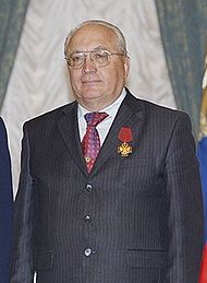 Академик, вице-президент РАН (2008—2013), ректор МГУ Виктор Антонович Садовничий