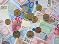 Image 2Coins and banknotes of the Euro, the single-currency introduced from 1999 (from History of the European Union)
