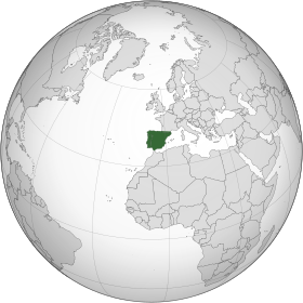 Иберия на карте мира