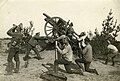 Стрельба по аэроплану из 3-дюймовой пушки, 1916 год