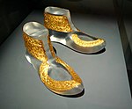 Золотые обувные бляшки из Хохдорфской гробницы, Германия. ок. 530 до н.э.