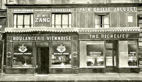 La Boulangerie viennoise, au no 92, en 1909.