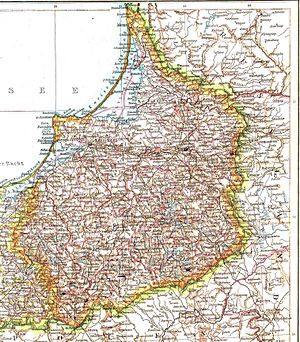 Восточная Пруссия на карте