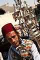 Мужчина в феске с кальяном, Дамаск, 2010 год
