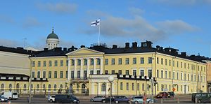 Место проведения саммита — Президентский дворец в Хельсинки, бывшая резиденция российских императоров