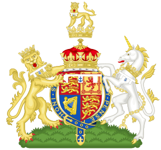 Det kongelige våpenet som hertug av York