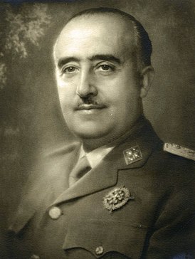 Каудильо Испании Франциско Франко.