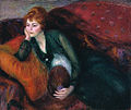 Вільям Глакенс. «Молода жінка в зеленому», 1915 р., Художній музей Сент Луїс