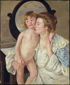 Мать и дитя (Овальное зеркало)