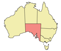 Location within Australia