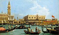 Canaletto, The Bacino di San Marco on Ascension Day, c. 1733–1734