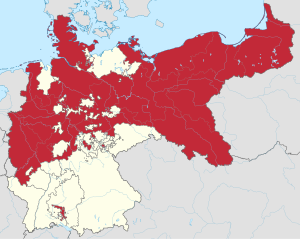 Королевство Пруссия в составе Германской империи (1914 год)