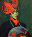 Алексей Явленский. Шокко в красной шляпе. 1909