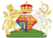 Герб принцессы Елизаветы (1944—1947)