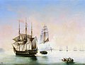 Захват катером «Меркурий» шведского фрегата «Венус» 21 мая 1789 года. 1845