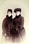 1885-1887 гг. Надежда Петровна Ламанова и Мария Степановна Воронина