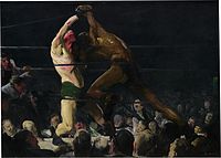 George Bellows, Both Members of This Club, 1909, National Gallery of Art. Bellows was a close associate of the Ashcan school and had studied under Robert Henri.