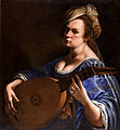 А. Джентилески. Автопортрет в образе лютнистки. 1615-1617