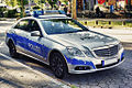 Сине-серебристый Mercedes-Benz W212.Полиция Гамбурга