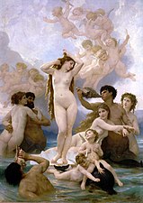 «Рождение Венеры», Вильям Бугро, 1879