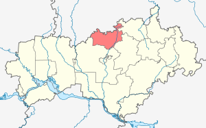 Оршанский район на карте