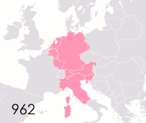 Территория Священной Римской империи с 962 по 1806 годы