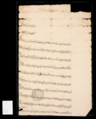 Ярлык 1609 года написанный от имени Шуджа ад-Дин Ахмад-хана в Яркенде на уйгурском языке[54]