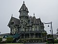 Дом Carson Mansion в стиле королевы Анны. Юрика (Калифорния), США