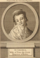 Детский портрет Евдокии в царском одеянии