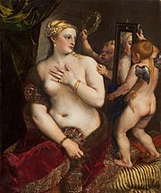 Венера перед зеркалом. Ок. 1555 г. Холст, масло. Национальная галерея искусства, Вашингтон