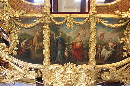Giovanni Battista Cipriani maalitud paneelid tõlla alumisel osal