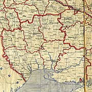 Карта Одесской губернии, 1923 год