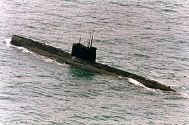 Подводная лодка проекта 641Б в Северной Атлантике, 1 июня 1993 года