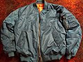 Image 119Bomber jacket with orange lining, popular from the mid- to late-1990s. (from 1990s in fashion)