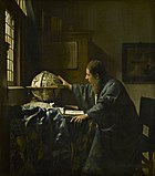 Астроном. 1668. Холст, масло. Лувр, Париж