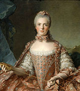 «Мадам Аделаида Французская, плетущая узлы» (1756) Версаль, Национальный музей Версальского дворца и Трианонов