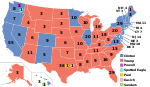 Electoral map, 2016 election