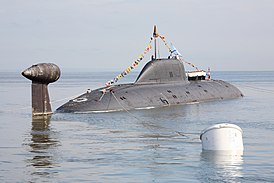 К-331 «Магадан» на параде во Владивостоке, 2009 год