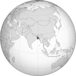 Bangladesh - Localizzazione
