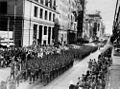 Image 23Returned World War II soldiers march in Queen Street, Brisbane, 1944 (from Queensland)