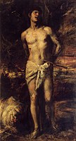 Святой Себастьян. 1570—1572. Холст, масло. Государственный Эрмитаж, Санкт-Петербург