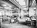 The First Class lounge of RMS Olympic, Titanic's sister ship