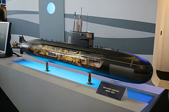 Модель ПЛ проекта 677Э «Амур-1650» на МВМС-2007