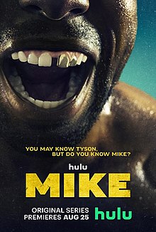 A look at Trvante Rhodes as Mike Tyson, focusing on his iconic teeth with a gap in the upper section and two gold teeth, with the tagine reading "YOU MAY KNOW TYSON BUT DO YOU KNOW MIKE?"